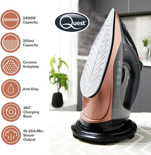 2400w cordless steam - 2400w,