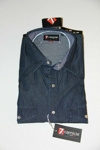 Men camicie jeans - 7, denim