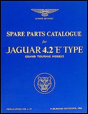 Jaguar XKE Parts Book 1965