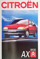 Citroen AX Diesel Brochure
