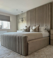 High Headboard Julia Panel Bed