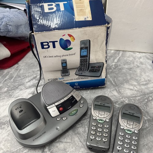 Cordless telephone phone x2 - telephone,