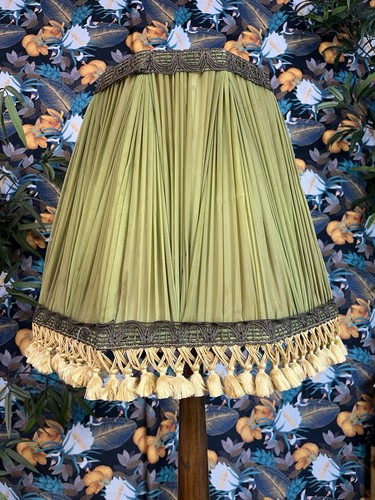 Vintage large pleated green - vintage,