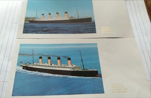 Titanic related postcards 18 - titanic,