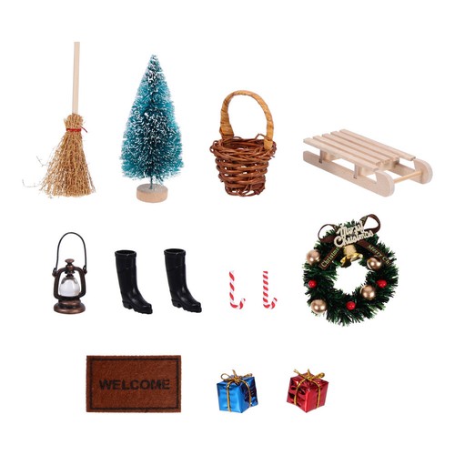 Mini house ornament miniatures - house,