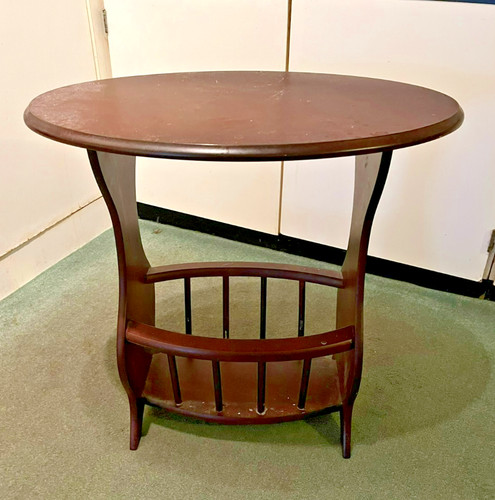 Oval retro side lamp coffee - retro,