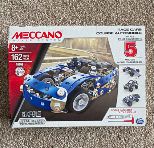 Meccano maker system race cars - meccano,