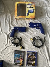 Time Crisis 2 and 3  + 2 Guns and Box - PlayStation 2