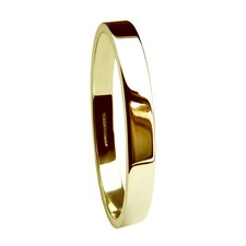 2mm 9ct Yellow Gold Wedding