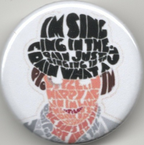 Clockwork orange pin - a,