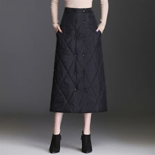 Women Padded Long Skirt Thick