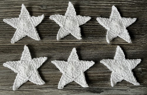 Crochet appliqué pack 6 - crochet, of