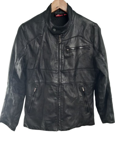 Puma ducati leather jacket - puma,