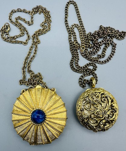 Lot two vtg solid - of, perfume