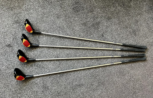 Vintage ping eye wood set - set, 3