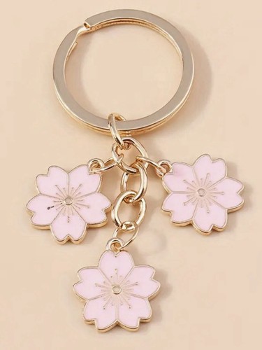 Pink sakura flowers rose gold - sakura,