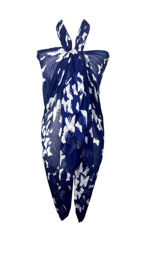 Ladies butterfly sarong scarf - ladies,