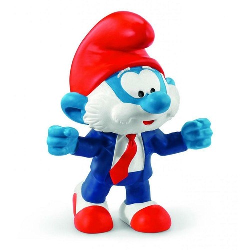 New 20804 football papa smurfs - new,