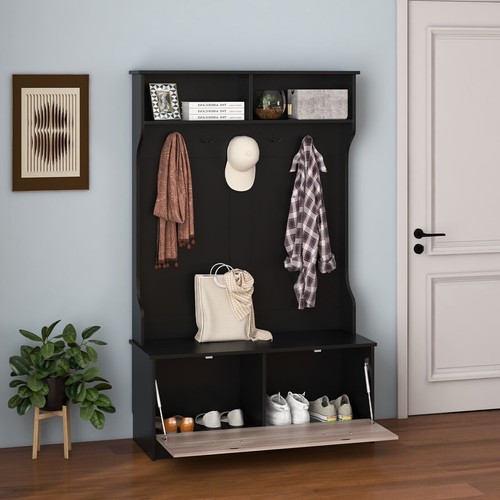 Coat stand shoe bench - 3,