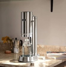 Aarke Carbonator Pro Sparkling Water Maker. Chrome