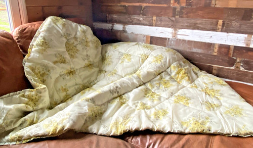 Lightweight yellow print - yellow,