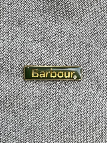 Barbour logo vintage pin - logo,