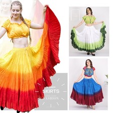 25 Yard Women's Tribal ATS Belly Dance Tie Dye  Flamenco Skirts (Color option)