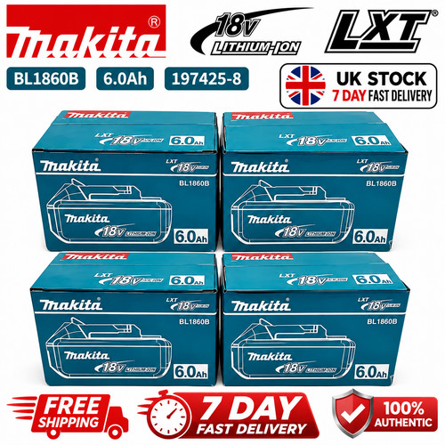 Genuine makita 6ah 18v - 4x,