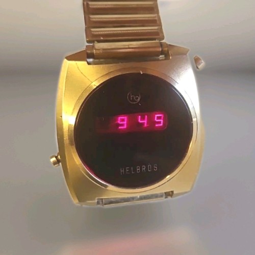 Vintage helbros led digital - vintage,