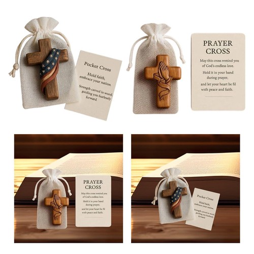 Small wooden cross hold - to,