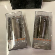 2 Working Vintage COLIBRI FIREBIRD BLASTER LIGHTER Boxed NOS