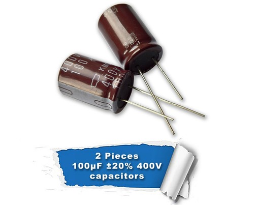 2psc nippon chemi con 100uf - 2psc,