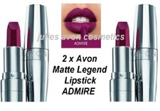 2x Avon Matte Legend Lipstick