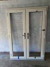 Ex Showroom uPVC French Doors, White on White, 1475 x 2045mm + 30mm cill Grained