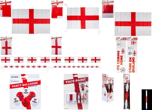 England flag bunting - bunting, balloon
