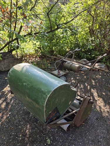Vintage atco lawn mower roller - atco,