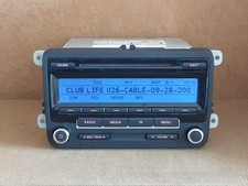 VW VOLKSWAGEN GOLF mk6 2008-2012  RCD-310 CD PLAYER & CODE. RADIO LOW EU G+ BVX