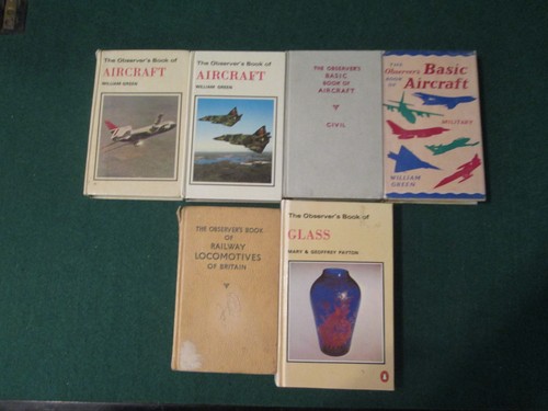 Six assorted observer books - six,