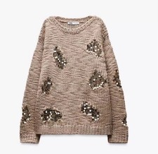 ZARA NEW WOMAN SEQUIN KNIT