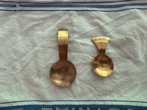Two handmade arts crafts - two,