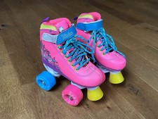 SFR Vision II Quad Roller Skates UK 11J Junior, EU 29 Pink