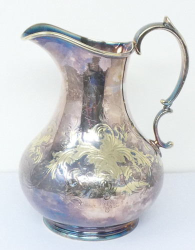 Cream jug silver plated - silver, parcel