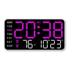 LED Wall Mounted Clock Large