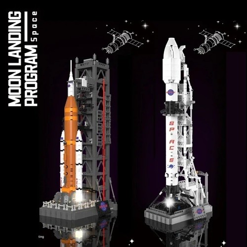 869pcs space rocket launch - 869pcs,