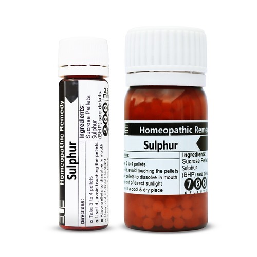Sulphur homeopathic remedy - homeopathic,