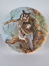 Coalport Collector's Display Plate "Long-Eared Owl ", Dated 1990