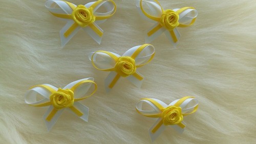 Satin ribbon bows - ,