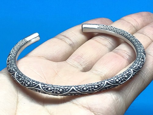 Mens pure fine silver torque - pure,