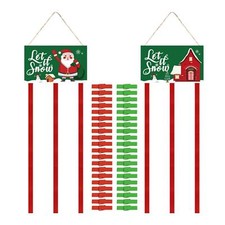 2Pcs Christmas Card Holder