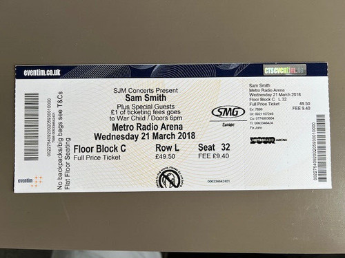 Sam smith newcastle - smith,